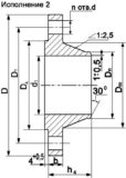 Фланец 2-200-40, ГОСТ 12821-80, воротниковый
