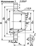 Фланец 7-200-160, ГОСТ 12821-80, воротниковый